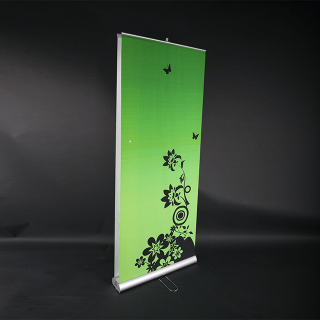 Recycelbares doppelseitiges Roll-up-Banner Modell 7